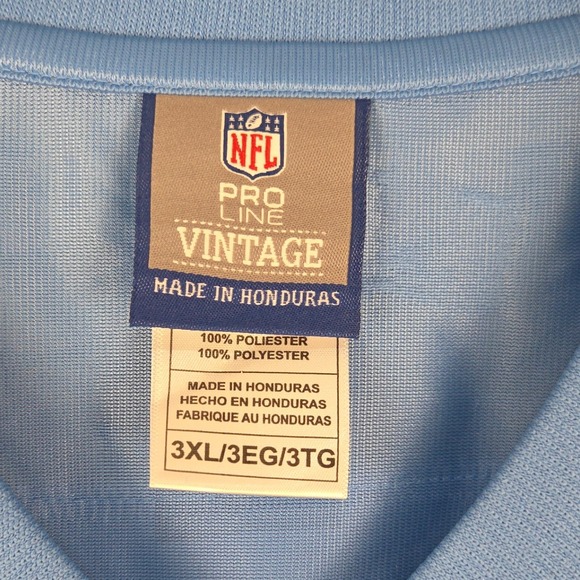 San Diego Chargers NFL Vintage Blank Jersey Mens 3XL Blue Custom Plain New w/Tag - Picture 4 of 8